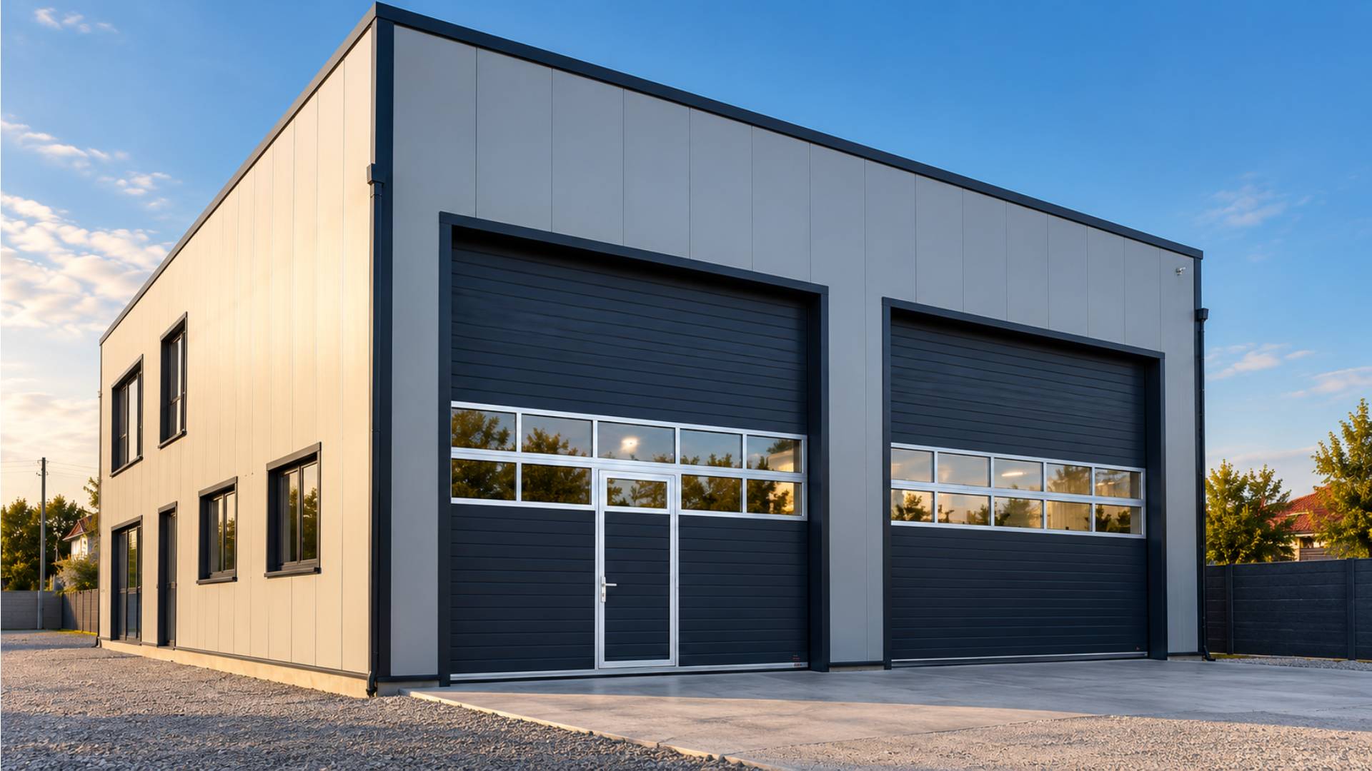 Doua usi sectionale industriale