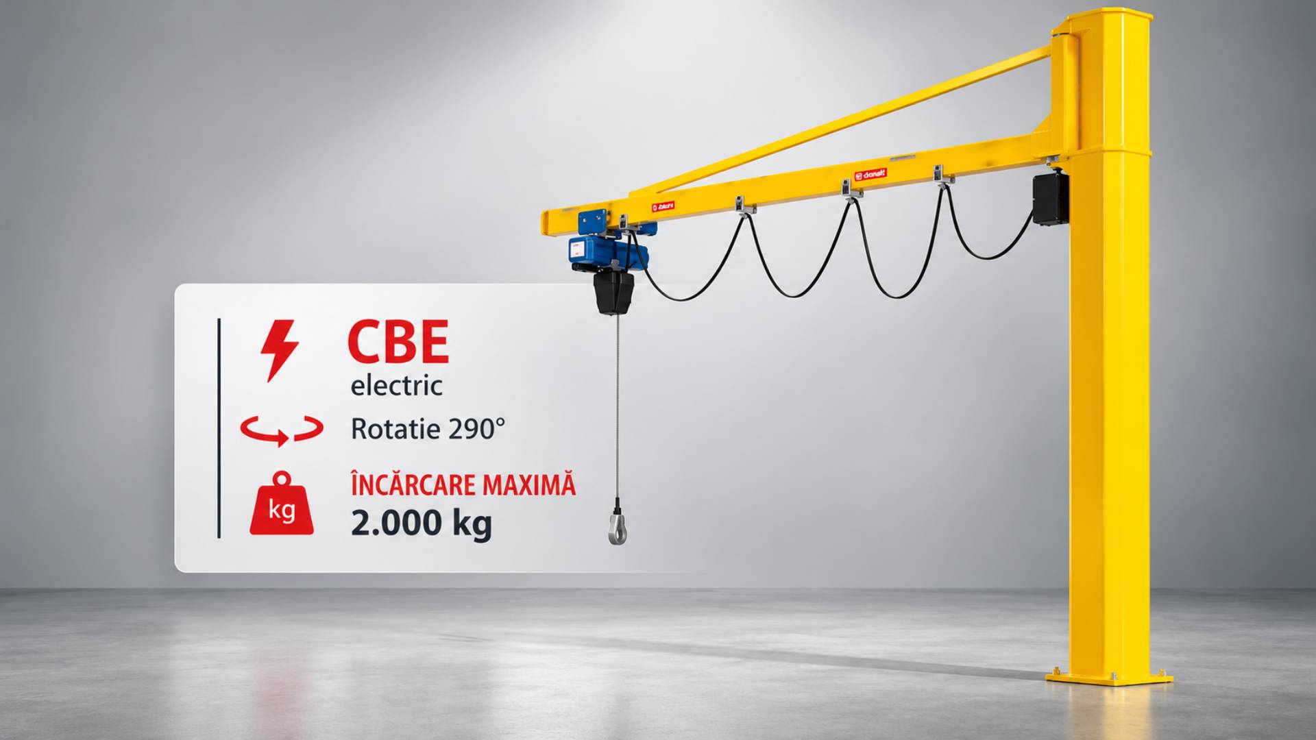 Macara cu brat electrica