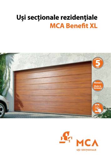 Brosura usi sectionale rezidentiale Optima Benefit XL