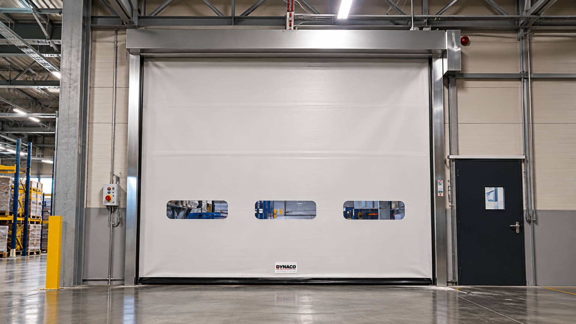 Usi industriale cu ridicare rapida PVC