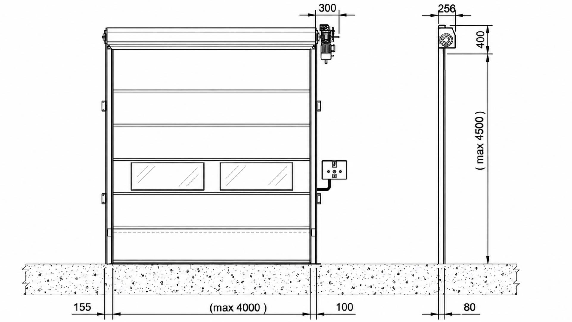 Usi rapide pentru interior EASY ROLL